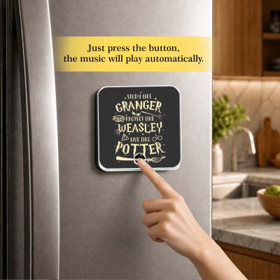 Harry Potter Theme Birthday Return Gift for Fans Girls, Boys & Friends Harry Potter Inspired Musical Fridge Magnet Playing Harry Porter Song Magnet